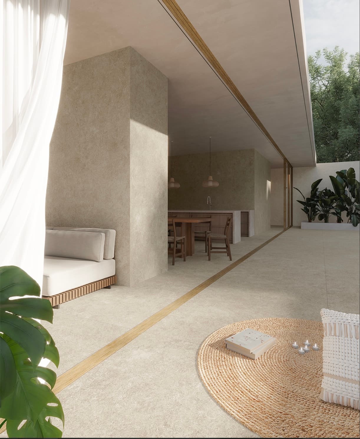 Materiales premium de porcelánico para cocinas